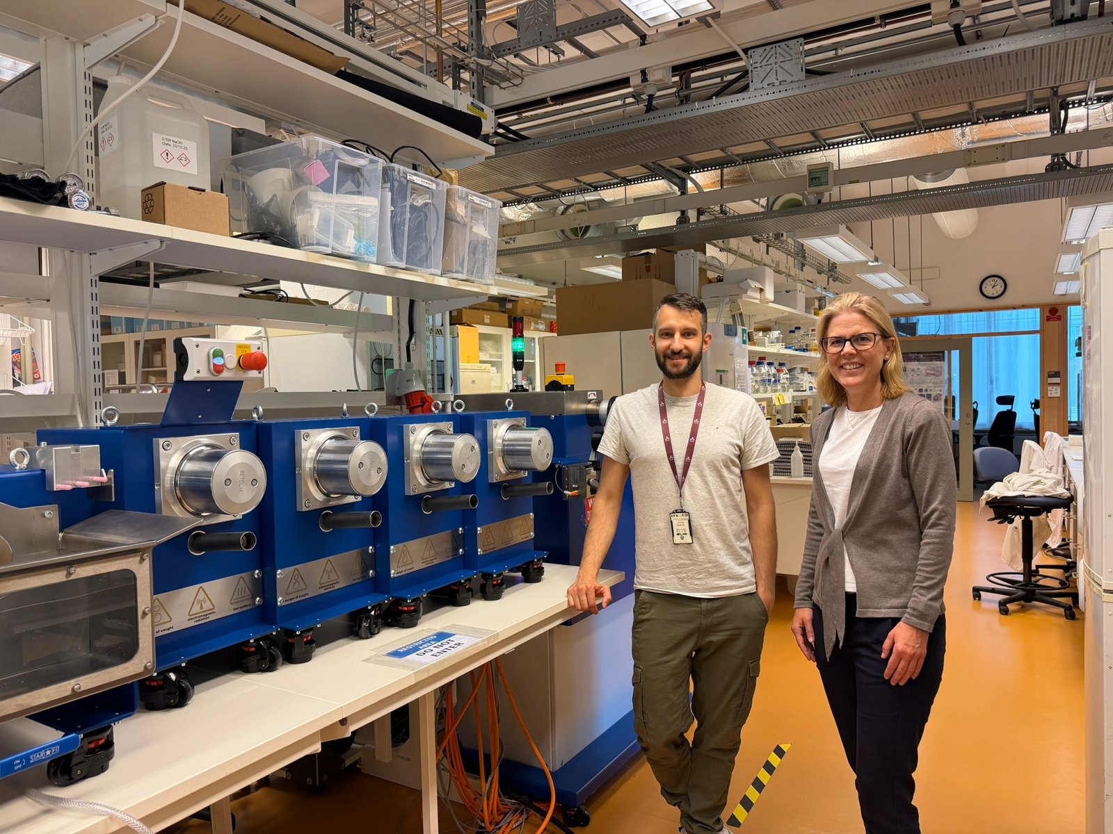 New multifilament spinning machine